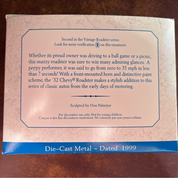 1932 Chevrolet Standard Sports Roadster - 2nd in Collectors’ Series - Die-cast - Picture 7 of 9